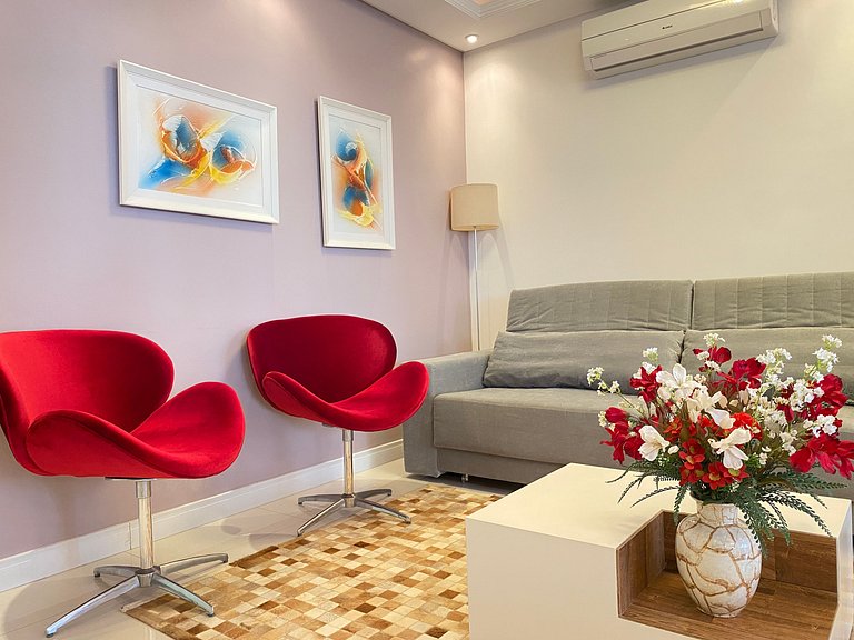 JRT31 - Churrasqueira, 3 Dorm, 2 Garagens, Wi-Fi