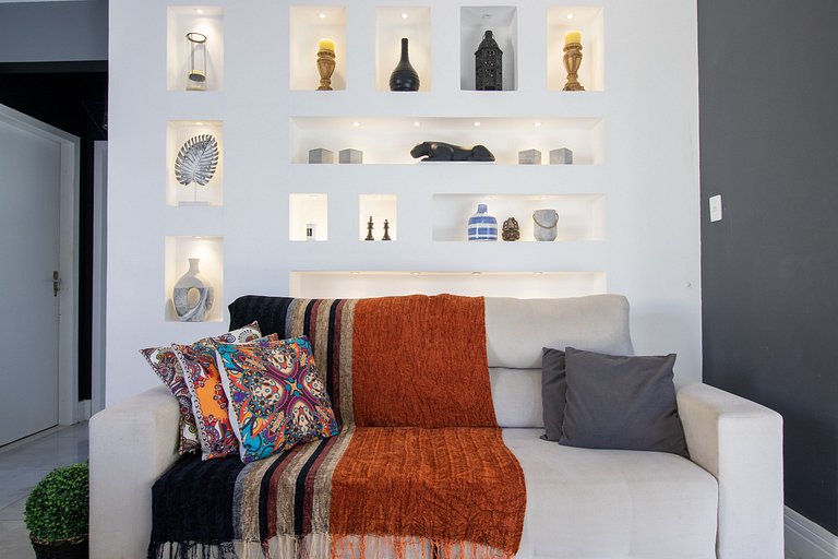 DGE92 - Elegante, 2 Dorm, Churrasqueira na Sacada