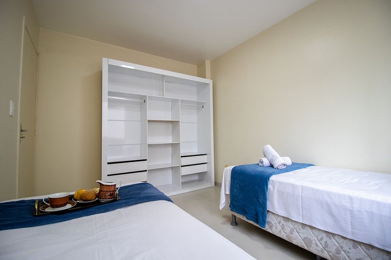 CNI53 - 2 Dorm, Garagem, Climatizado, Wi-Fi