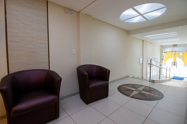 CLR82 - Calçadão, 1 Dorm Climatizado, Garagem