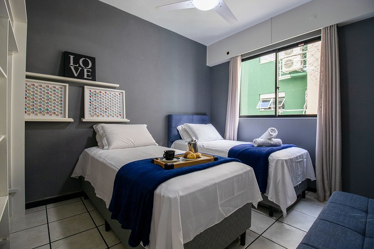 DGE92 - Elegante, 2 Dorm, Churrasqueira na Sacada