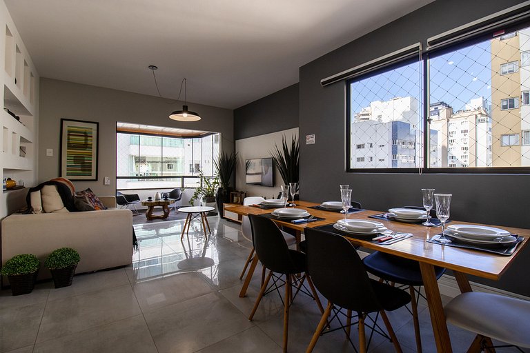 DGE92 - Elegante, 2 Dorm, Churrasqueira na Sacada