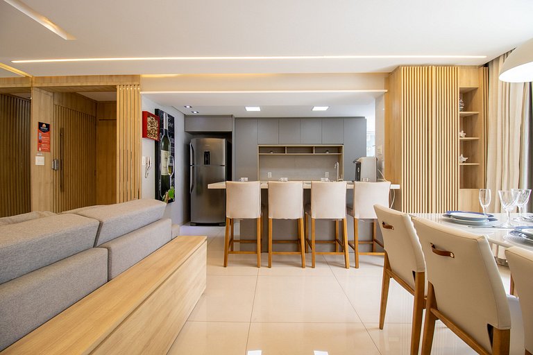 PRG94 - Lindo Espaço, Confortável, 4 Dorm, 2 Vagas