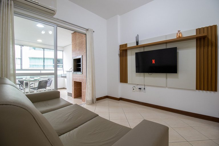 MNT51 - Churrasq, Climatizado, 2 Dorm, Garagem
