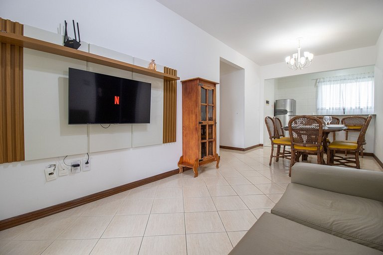 MNT51 - Churrasq, Climatizado, 2 Dorm, Garagem
