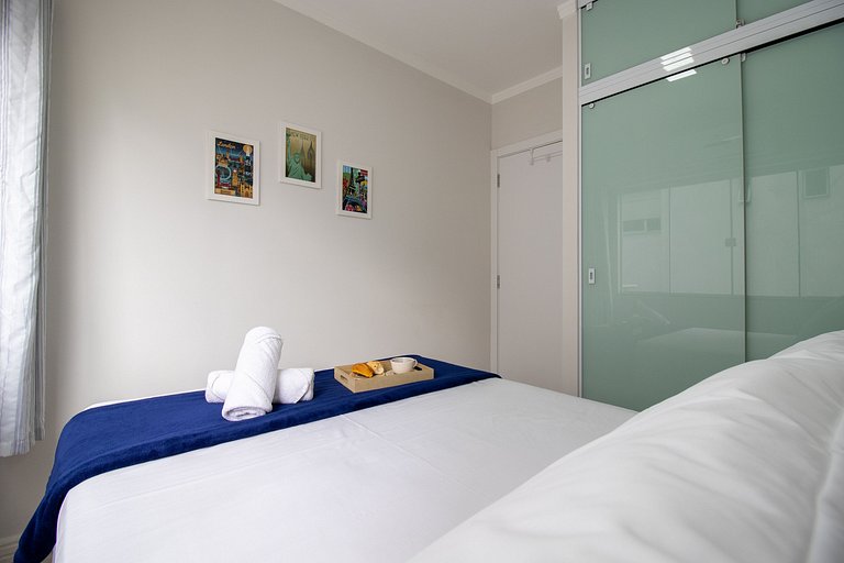 DRS125A - Centro, Climatizado, 2 Dorm