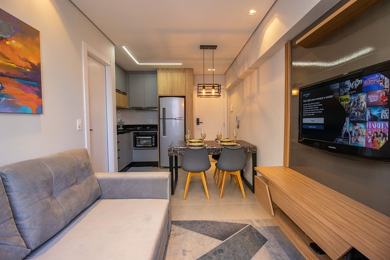 POS82B - Charmoso, Climatizado, Garagem, Wi-Fi