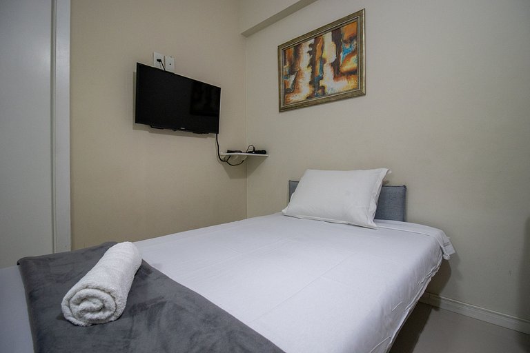 ROS84 - Quadra Mar, 1 Dorm, Climatizado, Wi-Fi