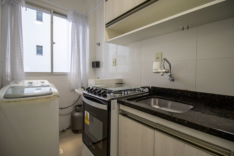 ROS84 - Quadra Mar, 1 Dorm, Climatizado, Wi-Fi