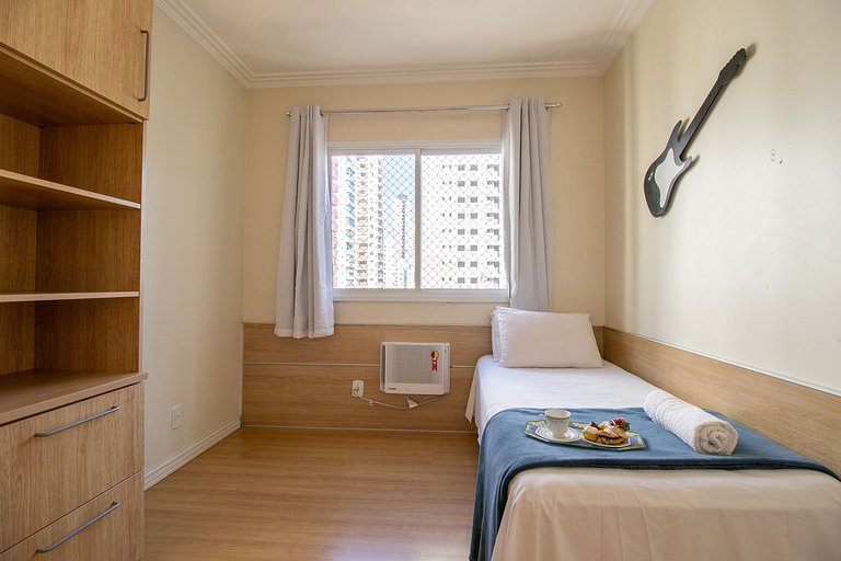 BV92 - Climatizado, 3 Dorm, Churrasq, 2 Garagens