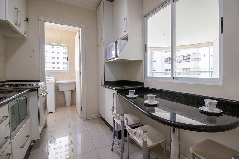 BV92 - Climatizado, 3 Dorm, Churrasq, 2 Garagens