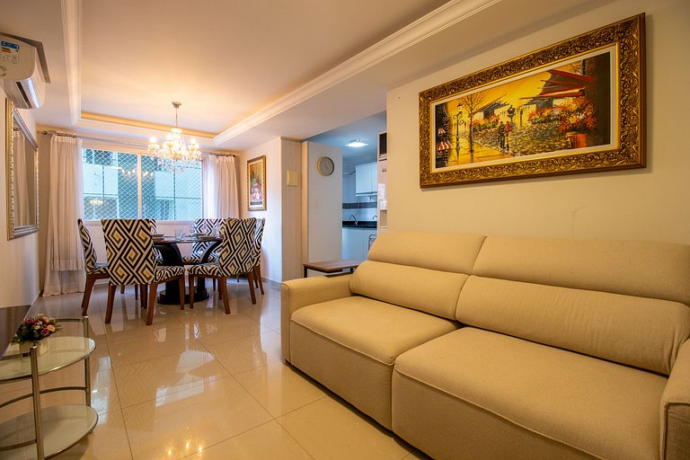 ACC25C - Quadra do Mar, Garagem, Climatizado, 3 DR