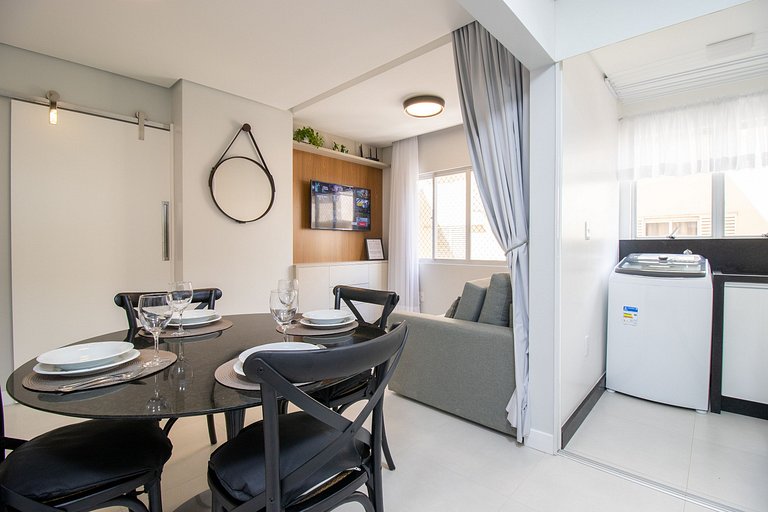 JDF33 - Quadra Mar, 1 Dorm, Rua 1200, Climatizado