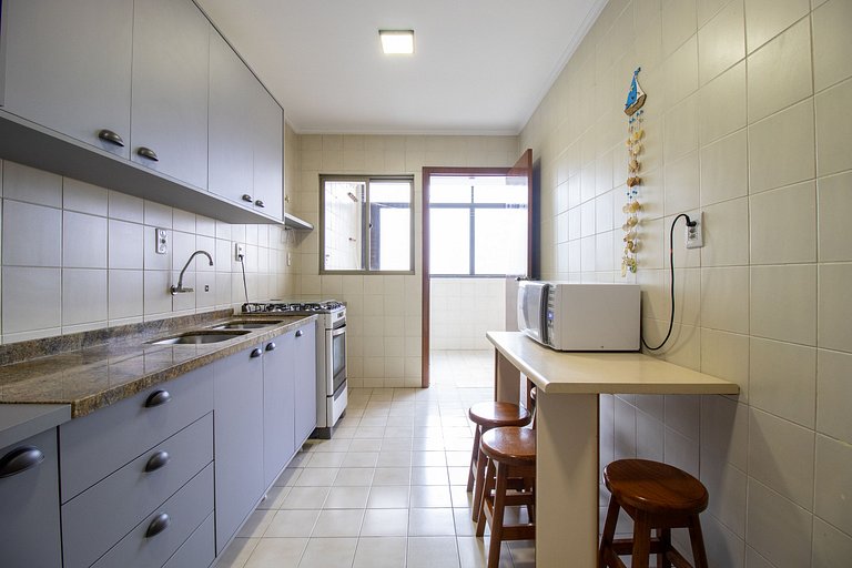 RUT23 - Quadra Mar, 4 Dorm, Sacada, TV's Smart