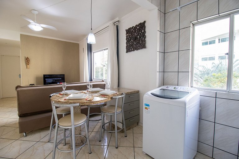 VPR23 - Quadra mar, 1 Dorm, 180m da praia, Wi-Fi