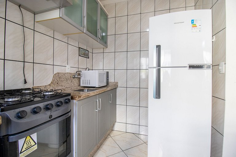 VPR23 - Quadra mar, 1 Dorm, 180m da praia, Wi-Fi