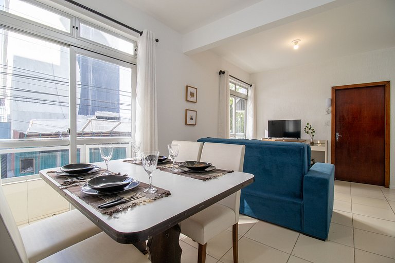 JOA21 - 2 Dorm, Climatizado, Wi-Fi, Garagem