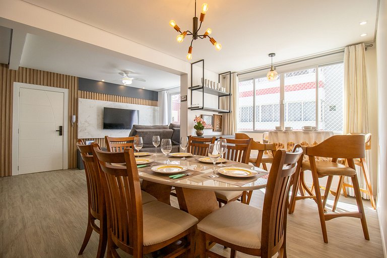 STH81 - Quadra Mar, Central, Churrasqueira, 3 Dorm