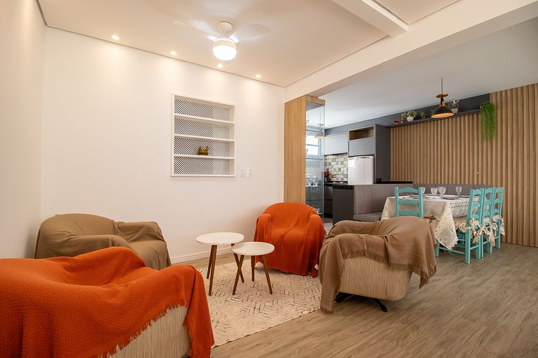 STH81 - Quadra Mar, Central, Churrasqueira, 3 Dorm