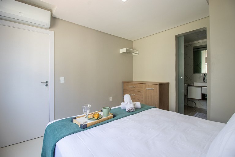 CB62 - Duplex, 4 Dorm Climatizados, Churrasqueira