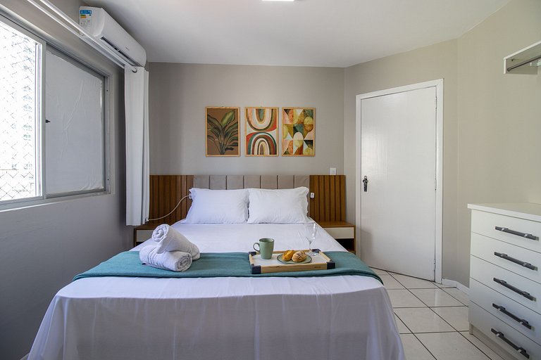 CB62 - Duplex, 4 Dorm Climatizados, Churrasqueira