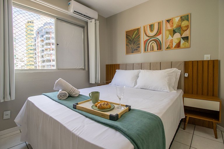 CB62 - Duplex, 4 Dorm Climatizados, Churrasqueira