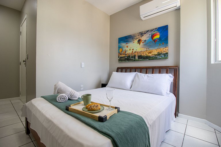 CB62 - Duplex, 4 Dorm Climatizados, Churrasqueira