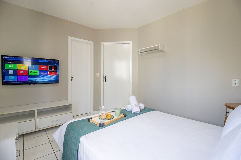 CB62 - Duplex, 4 Dorm Climatizados, Churrasqueira