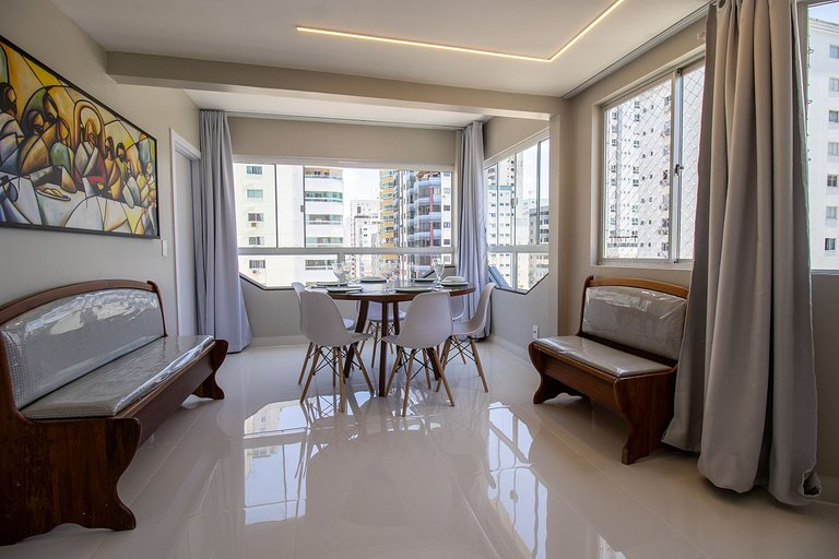 CB62 - Duplex, 4 Dorm Climatizados, Churrasqueira