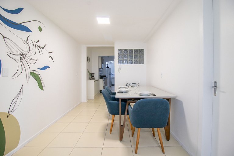 JOA24 - 2 Dorm, Totalmente Climatizado, Garagem