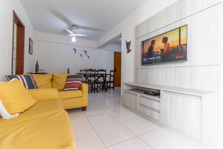VNZ42B - Climatizado, Quadra Mar, Garagem, Wi-Fi