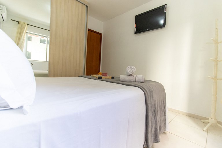 VNZ42B - Climatizado, Quadra Mar, Garagem, Wi-Fi