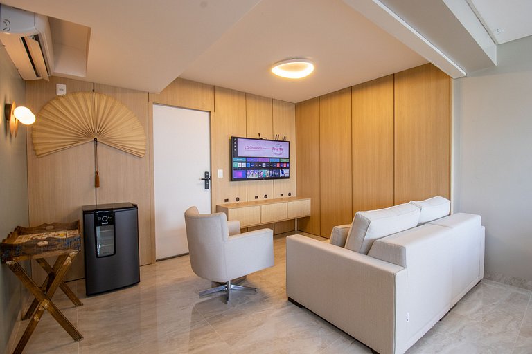 ITA113 - Vista Mar, 3 Suítes e Sala Climatizados