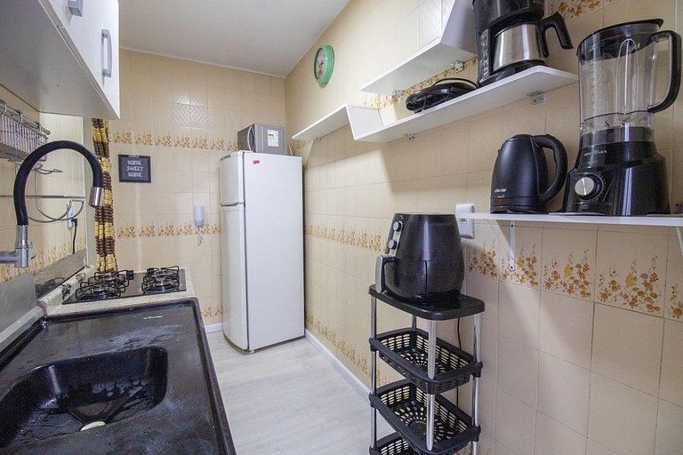 VPR22 - 2Dorm, Quadra Mar, Climatizado, Wi-Fi