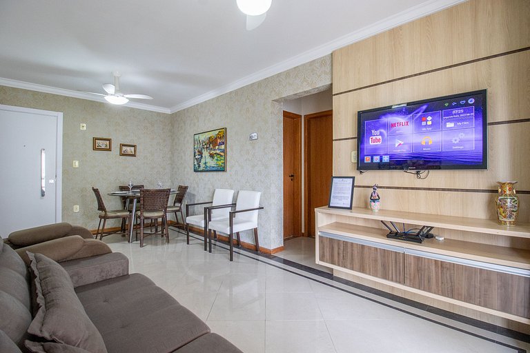 MRF113 - Quadra mar, Churrasqueira, 2Dorm, Garagem