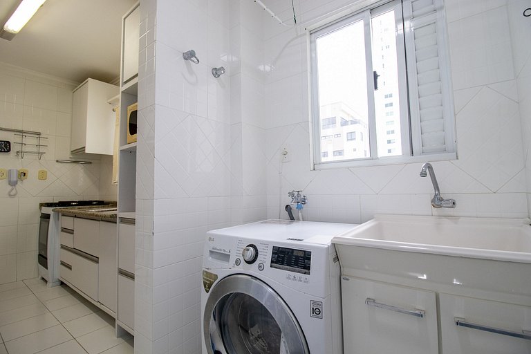 MRF113 - Quadra mar, Churrasqueira, 2Dorm, Garagem