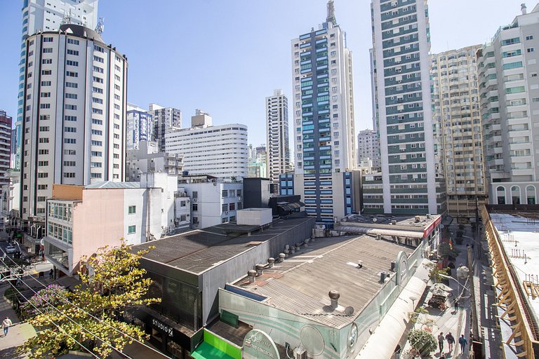WAS36 - 1Dorm Climatizado, Calçadão, TV's Smart
