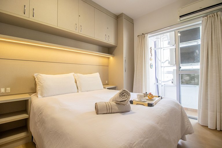 PGB74 - 2Dorm, Climatizado, Churrasq , Av Brasil