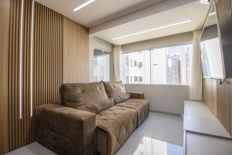 CNC72 - Av Atlântica, Climatizado, 3 Dorm