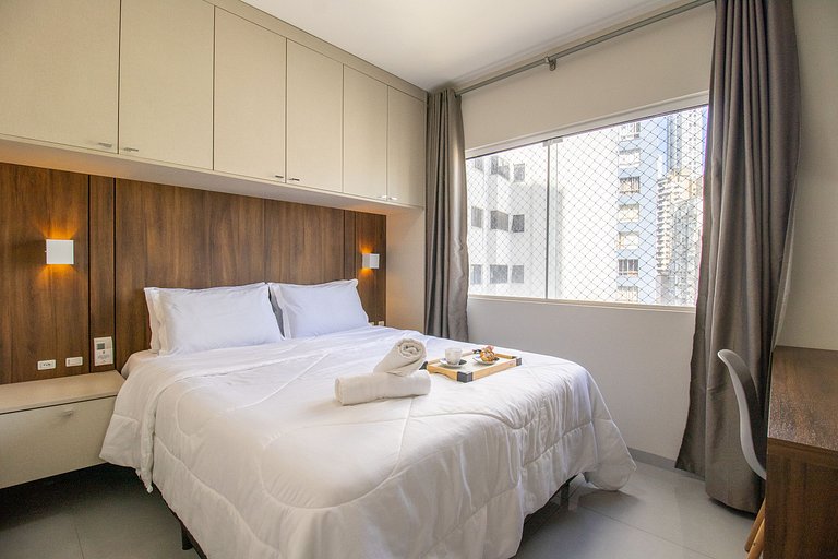 CNC72 - Av Atlântica, Climatizado, 3 Dorm