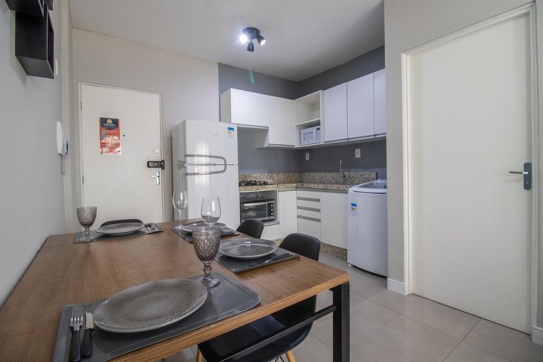 POS43 - 1Dorm, Climatizado, Frente Av. Brasil
