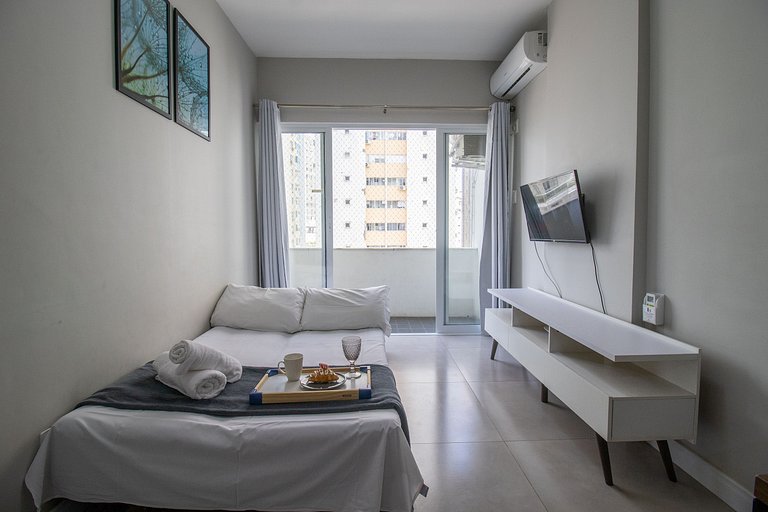 POS43 - 1Dorm, Climatizado, Frente Av. Brasil