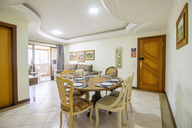 CSL61 - Churrasqueira, Climatizado, Sacada, 3 Dorm