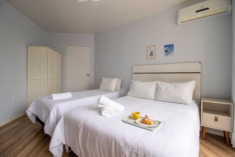 PRG13 - 3 Dorm, Climatizado, Garagem, Wi-Fi