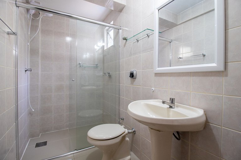 VNZ84A - Quadra Mar, 1 Dorm Climatizado, Tv Smart