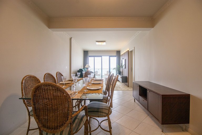 IPY92 - Vista Mar, 3 Dorm, Climatizado, Wi-fi