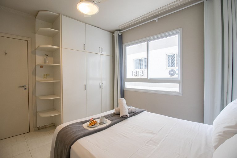 IPY92 - Vista Mar, 3 Dorm, Climatizado, Wi-fi