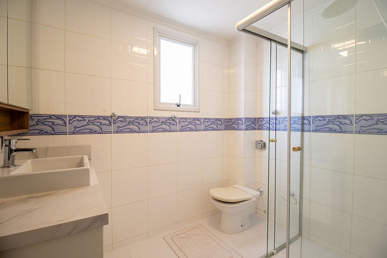 IPY92 - Vista Mar, 3 Dorm, Climatizado, Wi-fi