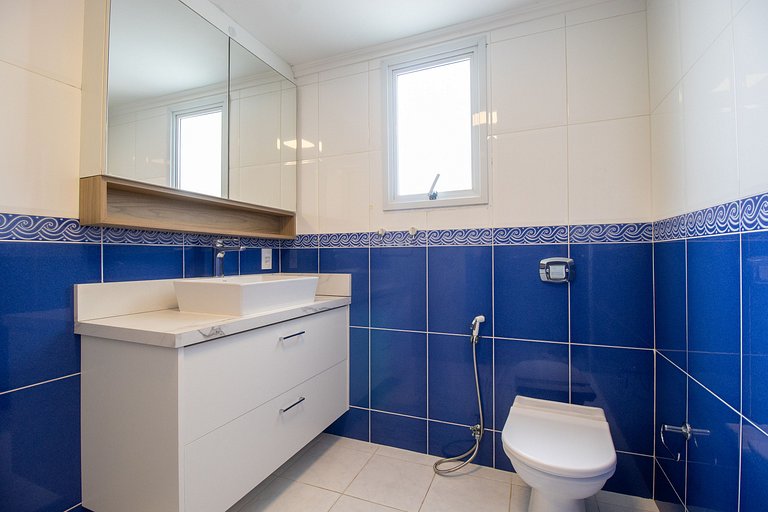 IPY92 - Vista Mar, 3 Dorm, Climatizado, Wi-fi
