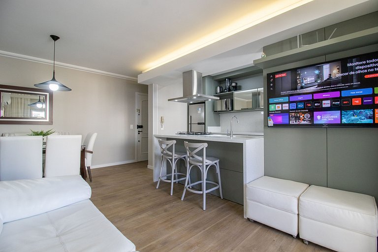 JSD73 - Churrasqueira, Sacada, 3 Dorm, Climatizado